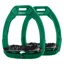 Flex-On Safe-On Inclined Ultra-Grip Stirrups - Irish Green/Black - Limited Edition